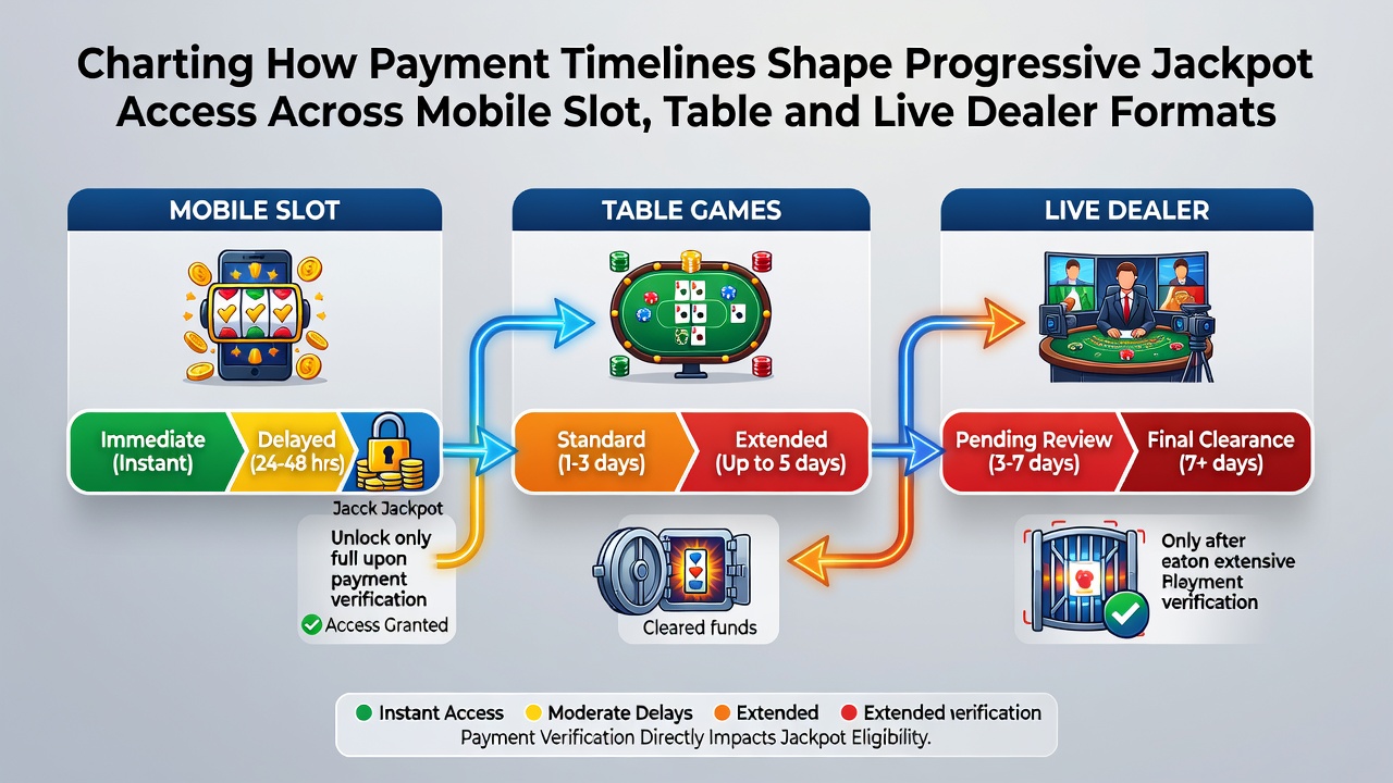 Zahlungsfristen gestalten den Zugang zu progressiven Jackpots über mobile Slots, Tische und Live-Dealer